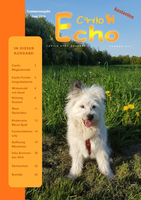 Canilo Echo - Sommerausgabe 2016